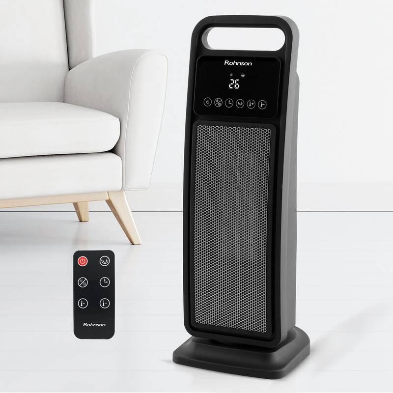 Teplovzdušný ventilátor Rohnson R-8069 černý