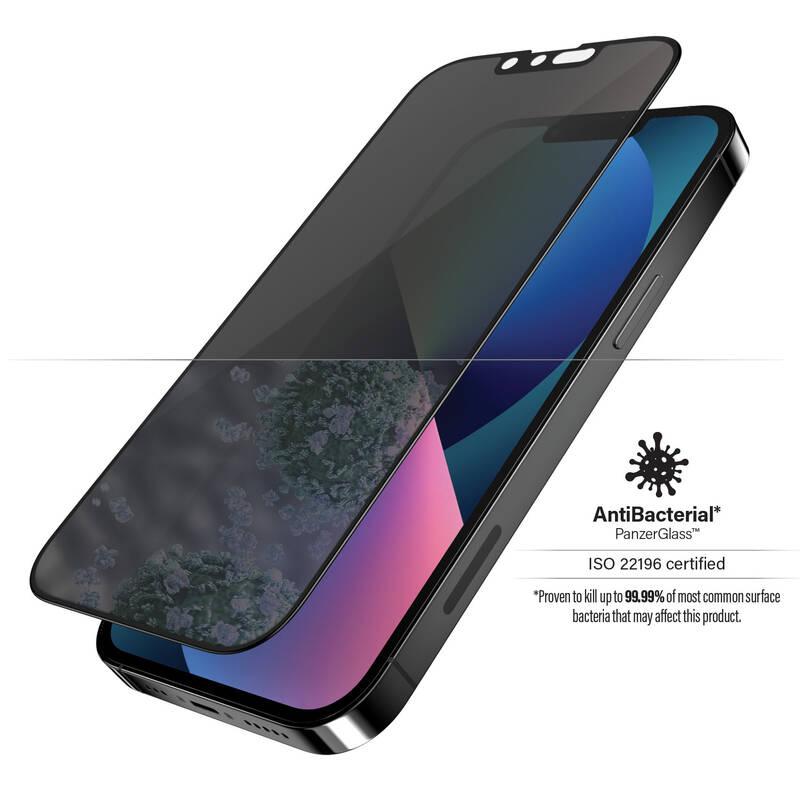 Tvrzené sklo PanzerGlass Privacy na Apple iPhone 13 13 Pro černé