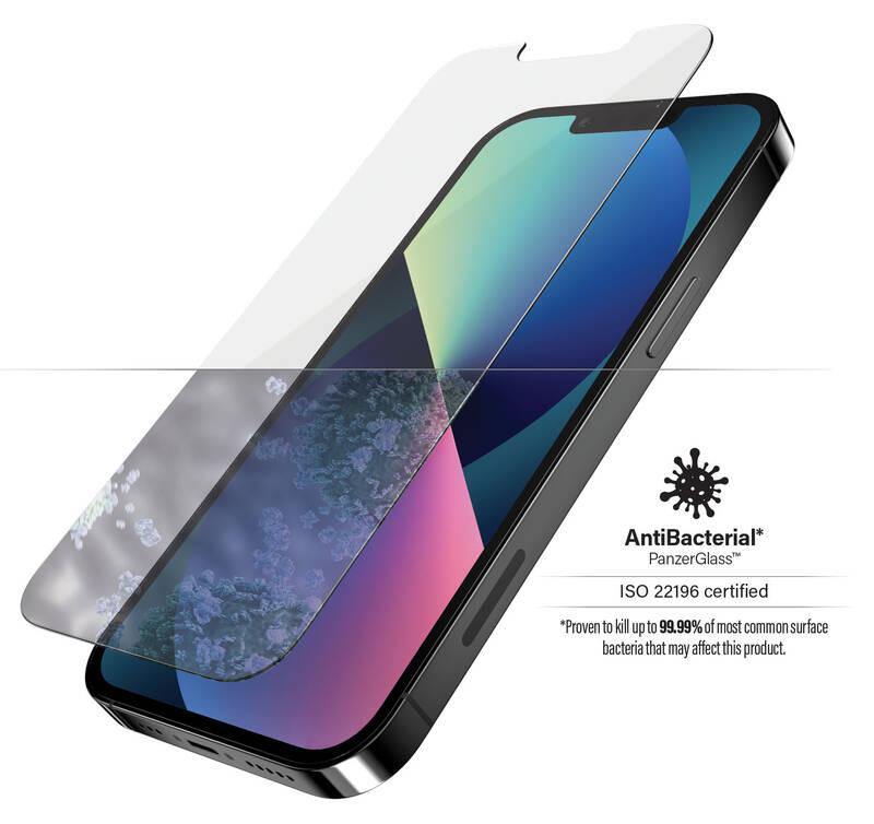 Tvrzené sklo PanzerGlass Standard na Apple iPhone 13 13 Pro průhledné