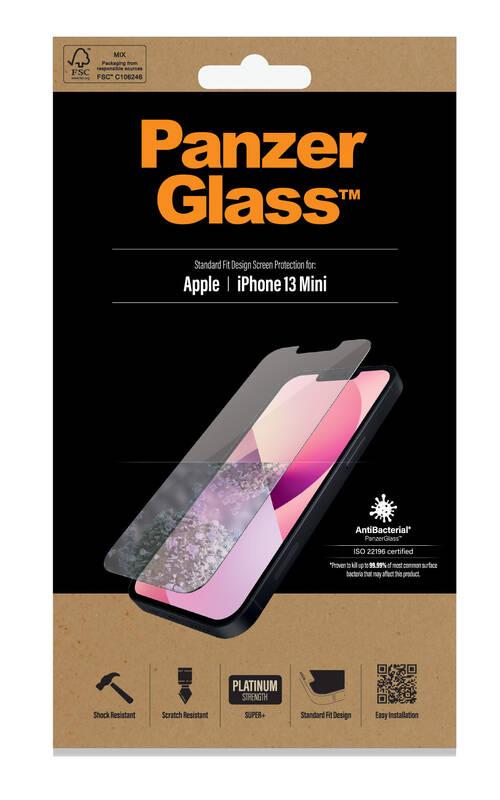 Tvrzené sklo PanzerGlass Standard na Apple iPhone 13 mini průhledné
