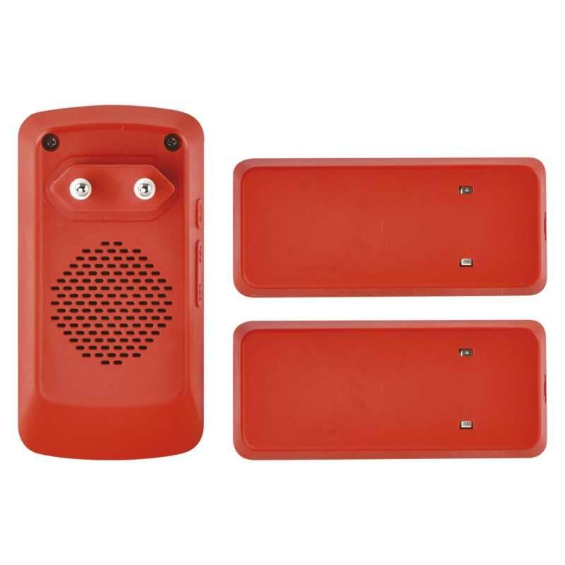 Zvonek bezdrátový EMOS P5750.2T bezbateriový, 2 tlačítka bílý červený, Zvonek, bezdrátový, EMOS, P5750.2T, bezbateriový, 2, tlačítka, bílý, červený