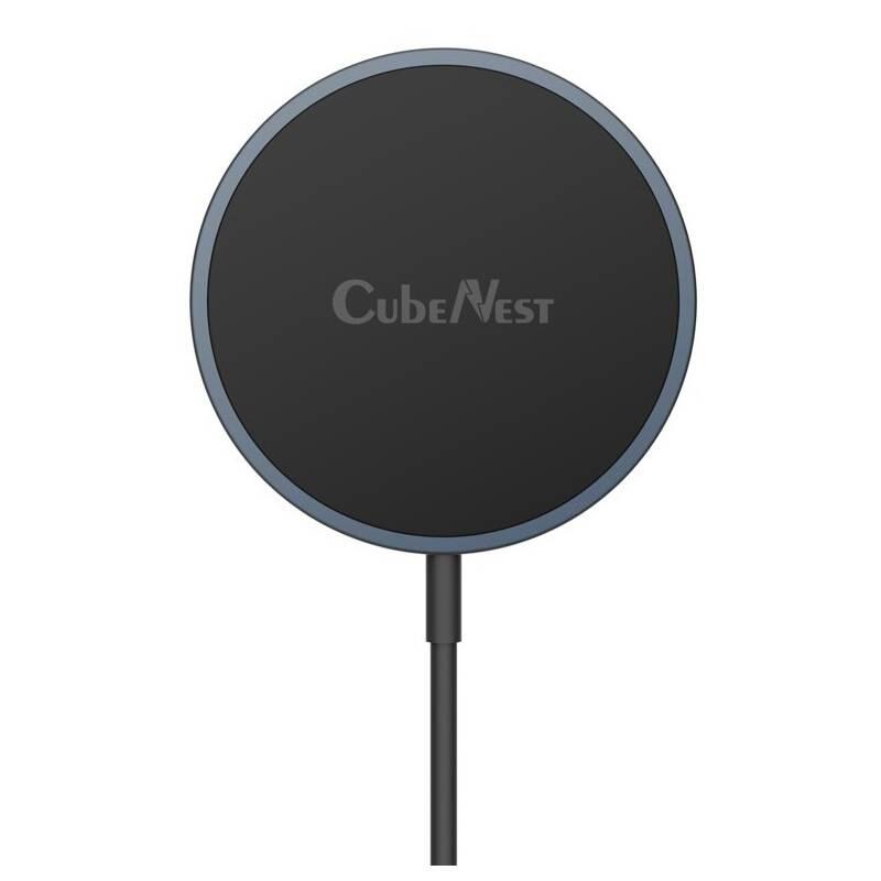 Bezdrátová nabíječka CubeNest Magnetic Wireless S100 modrá, Bezdrátová, nabíječka, CubeNest, Magnetic, Wireless, S100, modrá