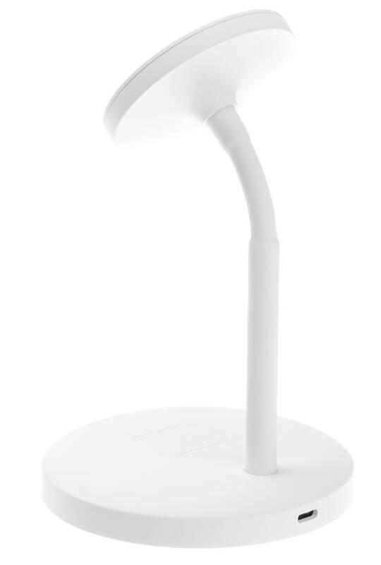 Bezdrátová nabíječka FIXED MagStand 2v1 bílá