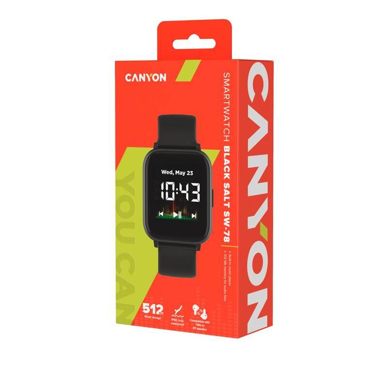 Chytré hodinky Canyon SALT SW-78 černý