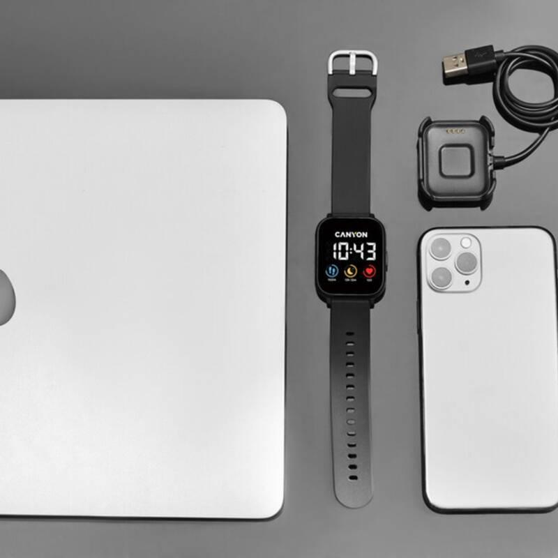 Chytré hodinky Canyon SALT SW-78 černý