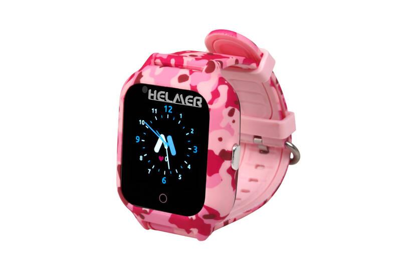 Chytré hodinky Helmer LK 710 dětské s GPS lokátorem červené