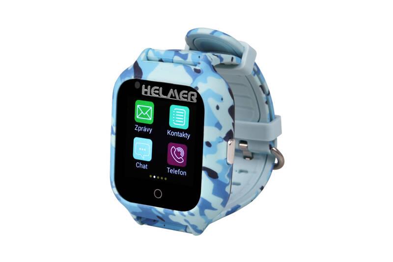 Chytré hodinky Helmer LK 710 dětské s GPS lokátorem modré