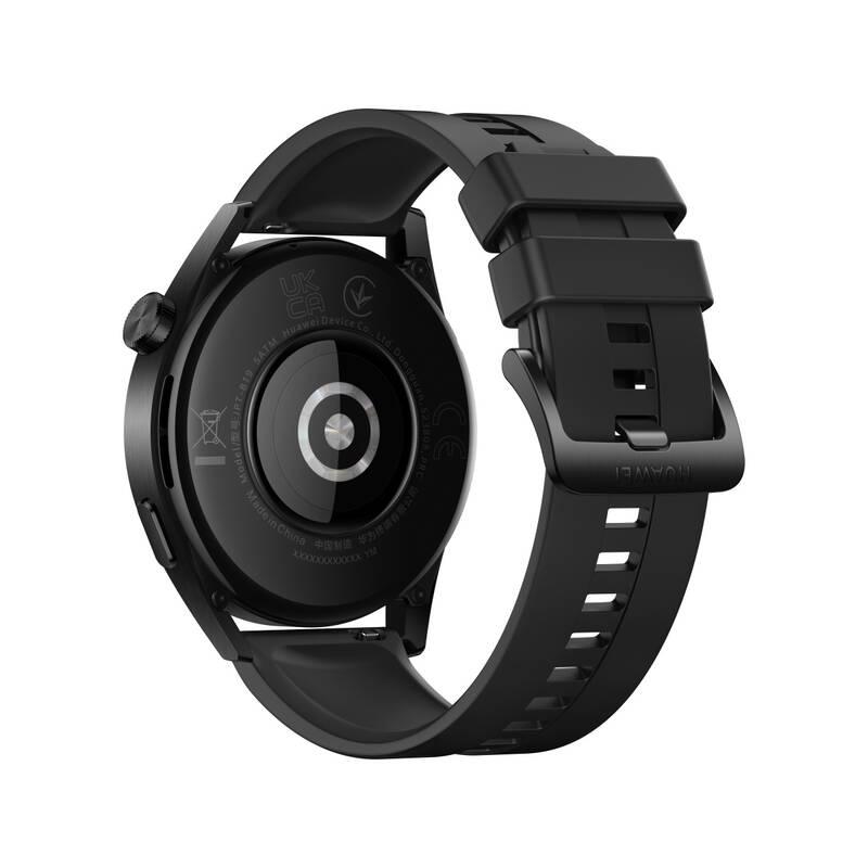 Chytré hodinky Huawei Watch GT 3 46mm - Black Black Fluoroelastomer Strap