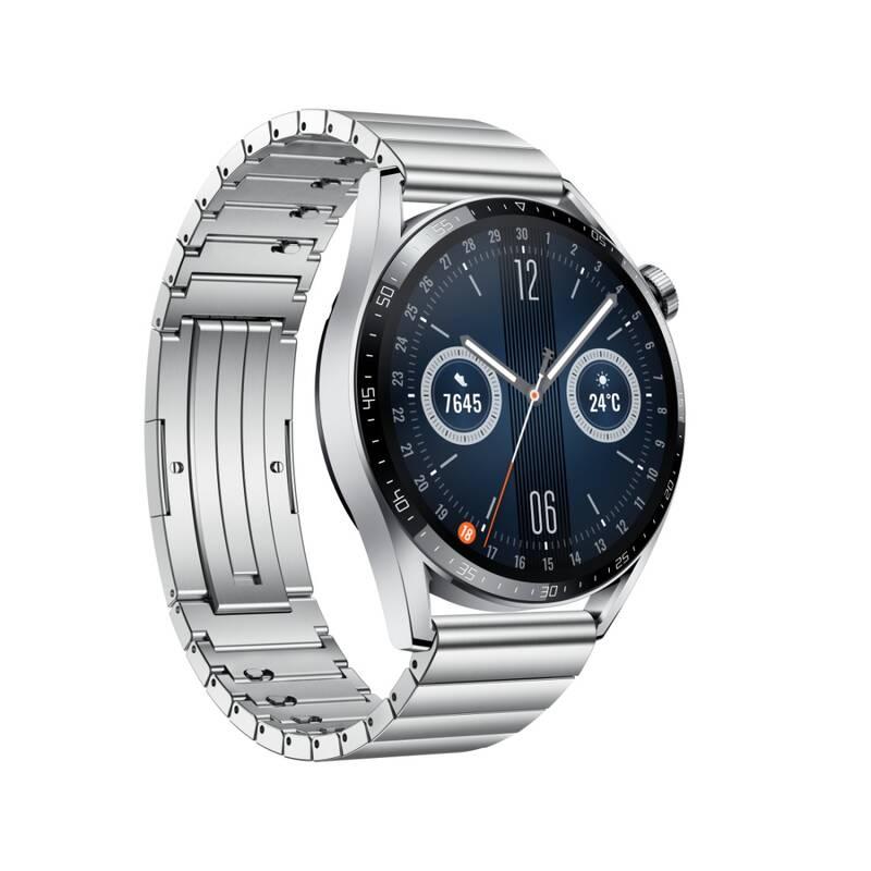 Chytré hodinky Huawei Watch GT 3 46mm - Stainless Steel Stainless Steel Strap