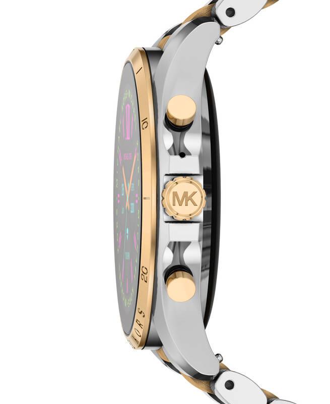 Chytré hodinky Michael Kors MKT5134 Gen 6 Bradshaw 44mm stříbrné zlaté