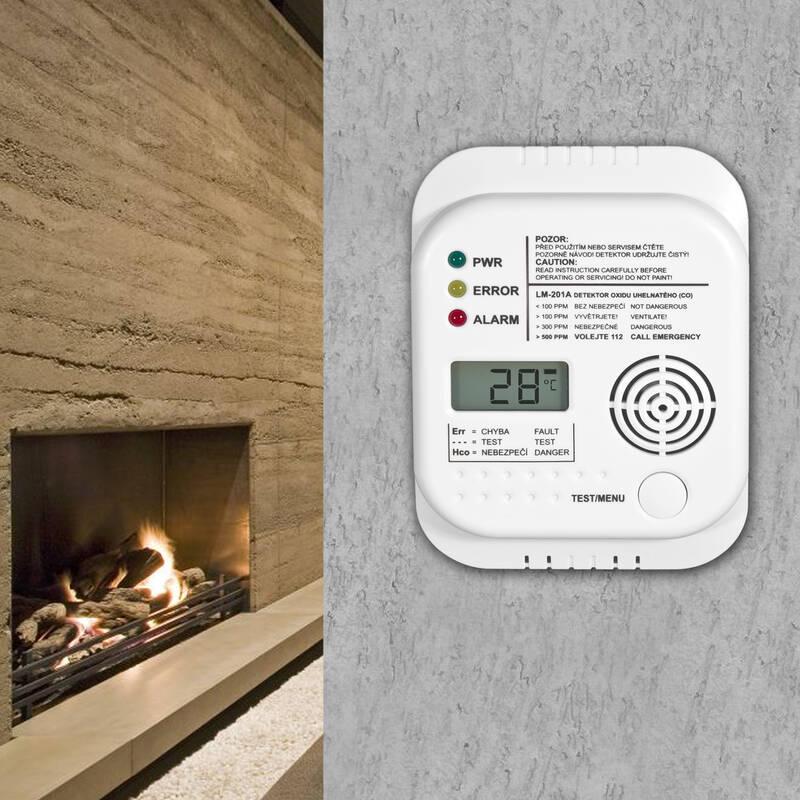 Detektor oxidu uhelnatého Elektrobock LM-201A