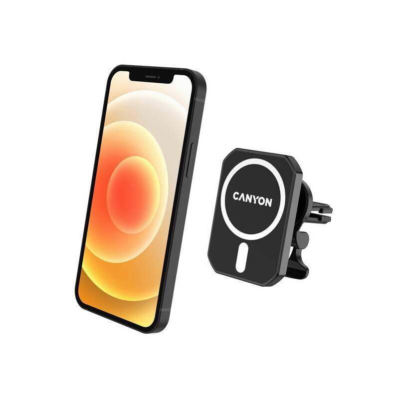 Držák na mobil Canyon MagSafe CM-15 pro iPhone12 13 černý