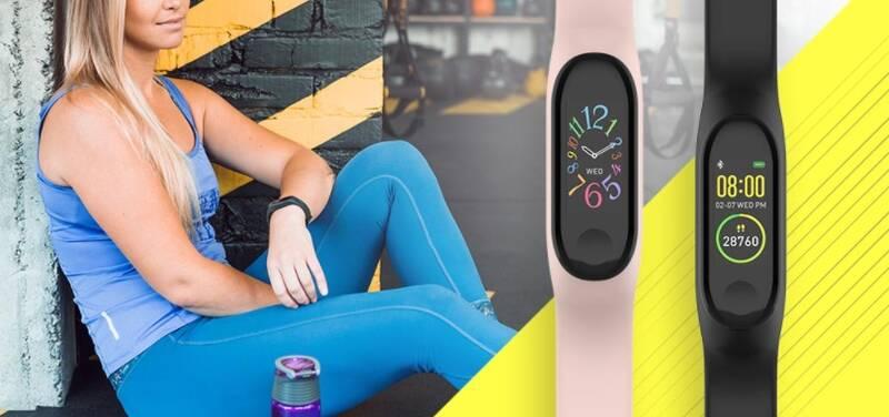 Fitness náramek Forever SB-50 růžový