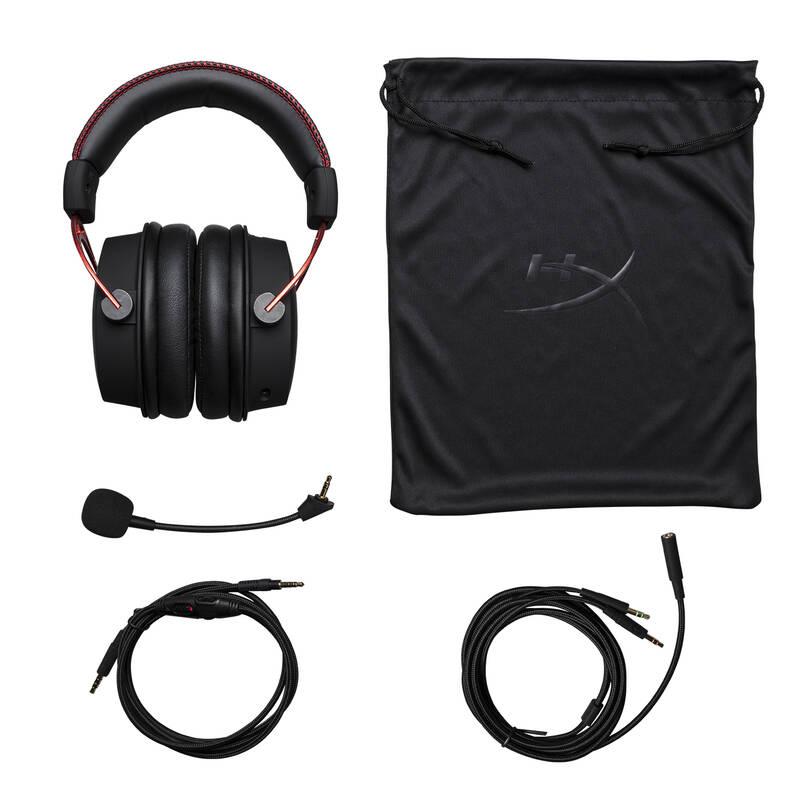 Headset HyperX Cloud Alpha černý červený