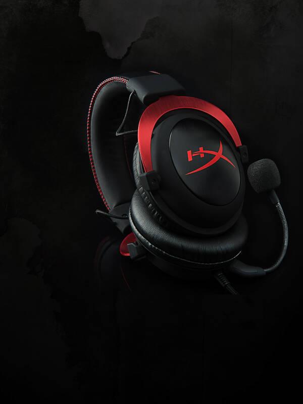 Headset HyperX Cloud II černý červený