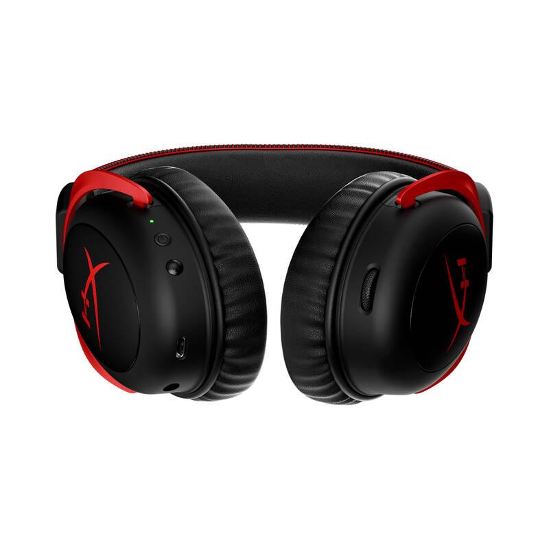 Headset HyperX Cloud II - Wireless černý červený