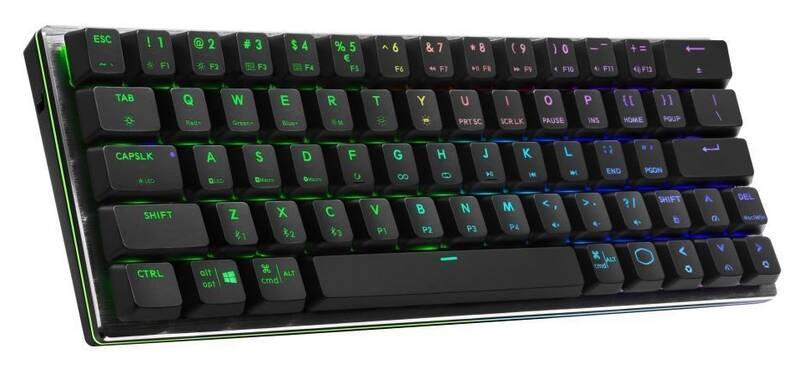 Klávesnice Cooler Master SK622,Bluetooth TTC Low RED Switch, US layout černá