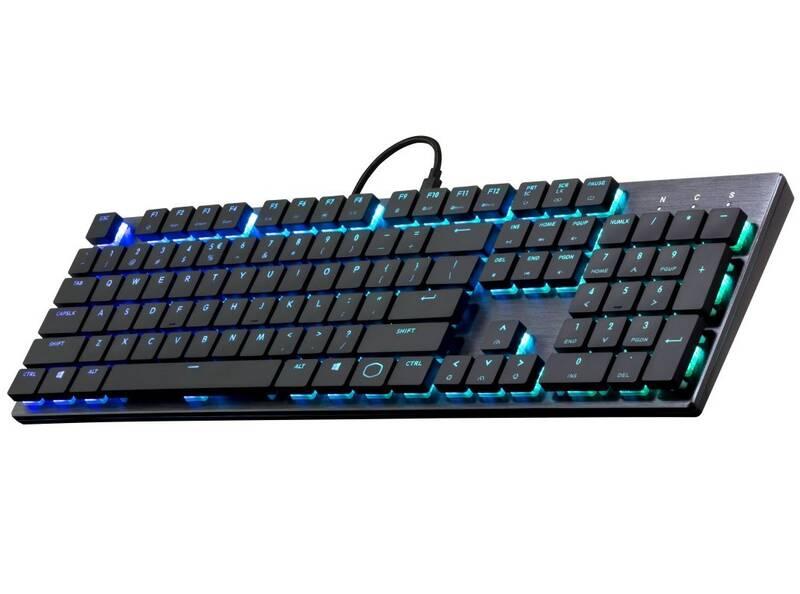 Klávesnice Cooler Master SK650, RED Switch, US layout černá