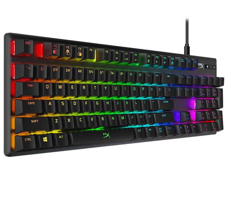 Klávesnice HyperX Alloy Origins Blue Switch, US černá