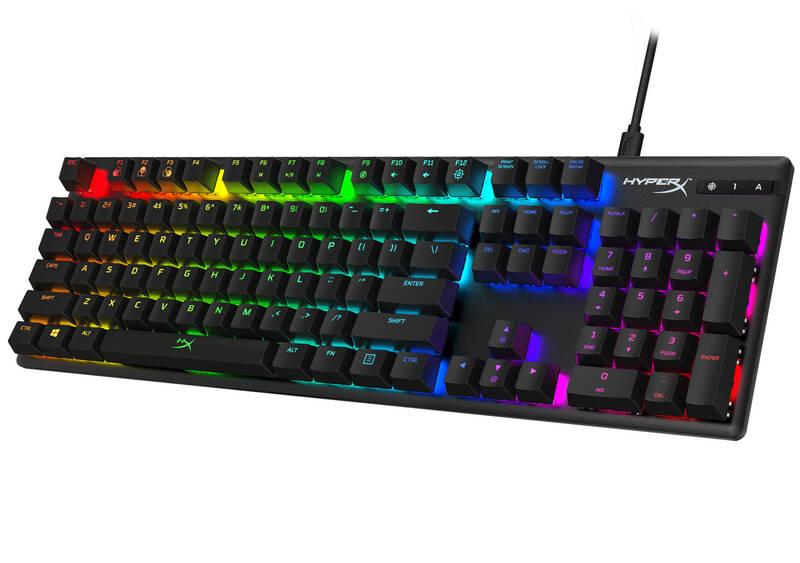 Klávesnice HyperX Alloy Origins Blue Switch, US černá