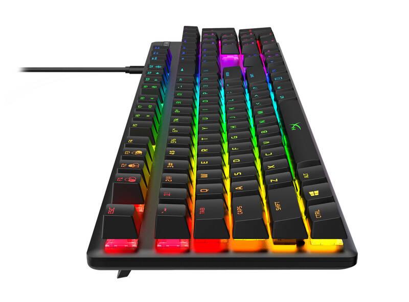 Klávesnice HyperX Alloy Origins Blue Switch, US černá