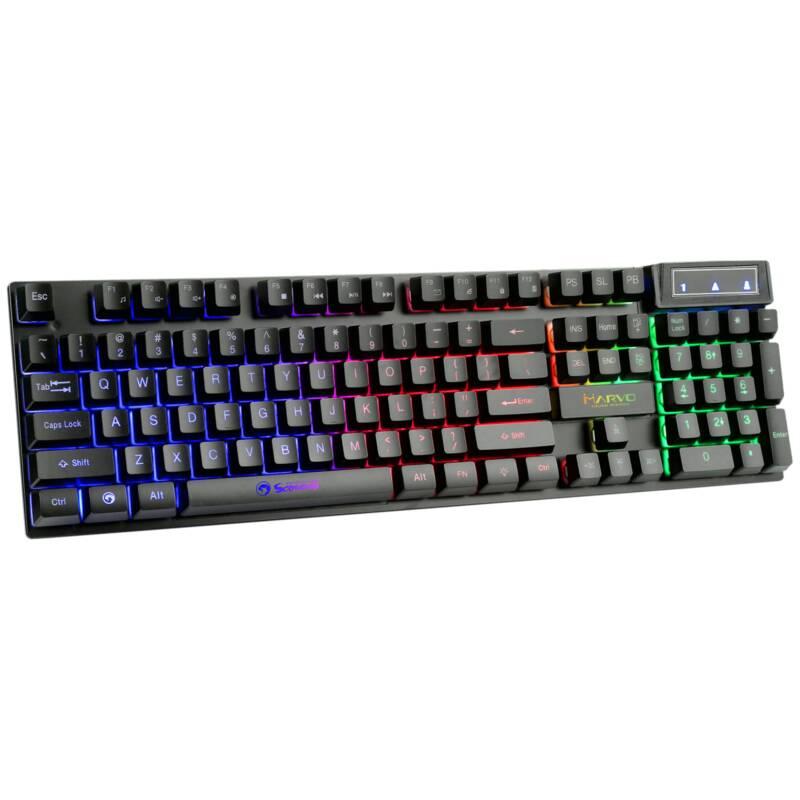 Klávesnice Marvo K605, CZ SK černá