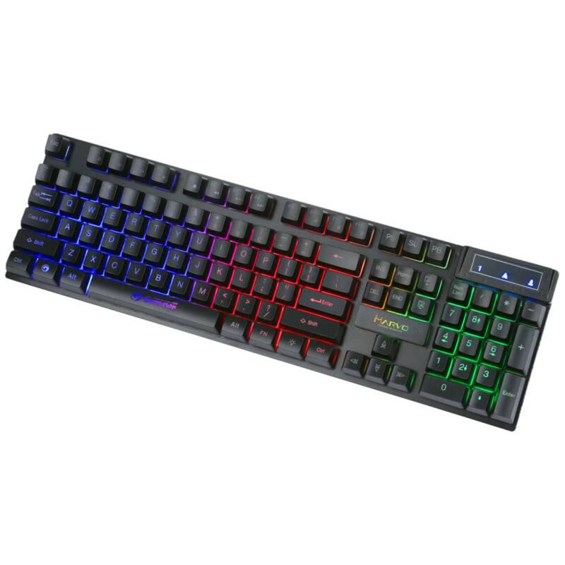 Klávesnice Marvo K605, CZ SK černá