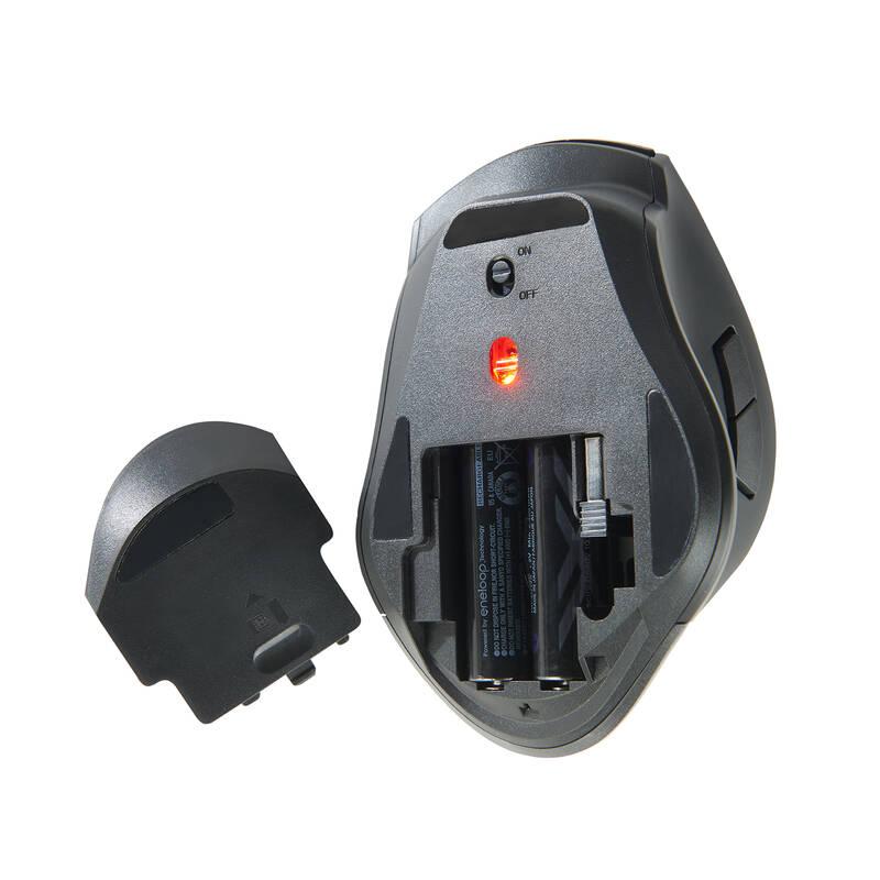 Klávesnice s myší NGS SPELL KIT, CZ SK layout černá šedá