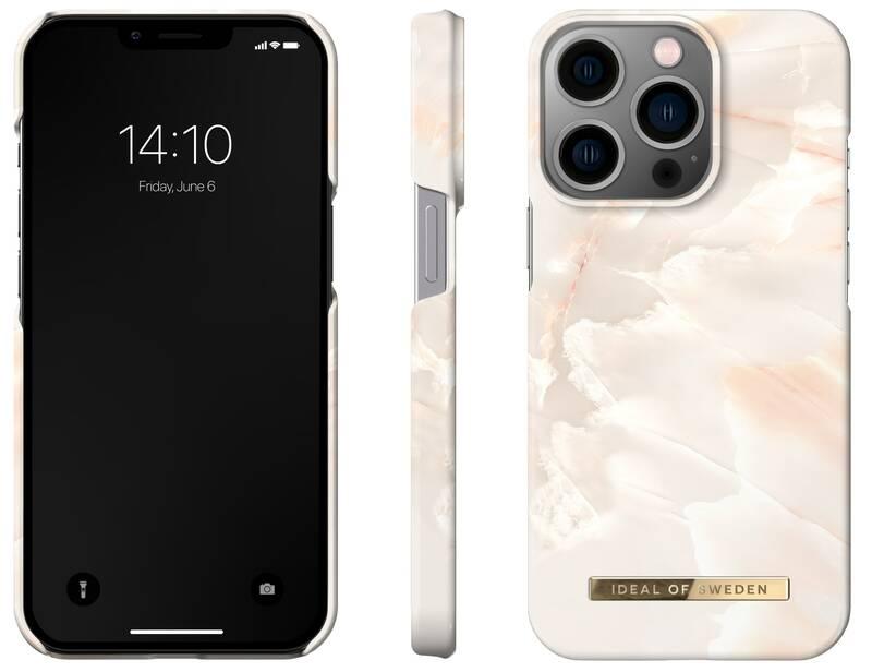 Kryt na mobil iDeal Of Sweden Fashion na Apple iPhone 13 Pro - Rose Pearl Marble