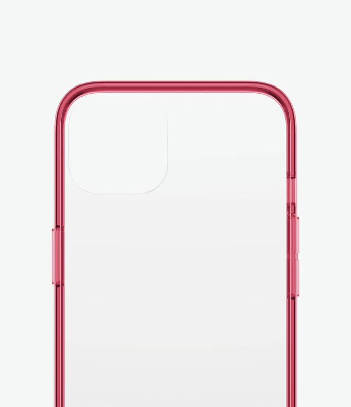 Kryt na mobil PanzerGlass ClearCaseColor na Apple iPhone 13 červený průhledný