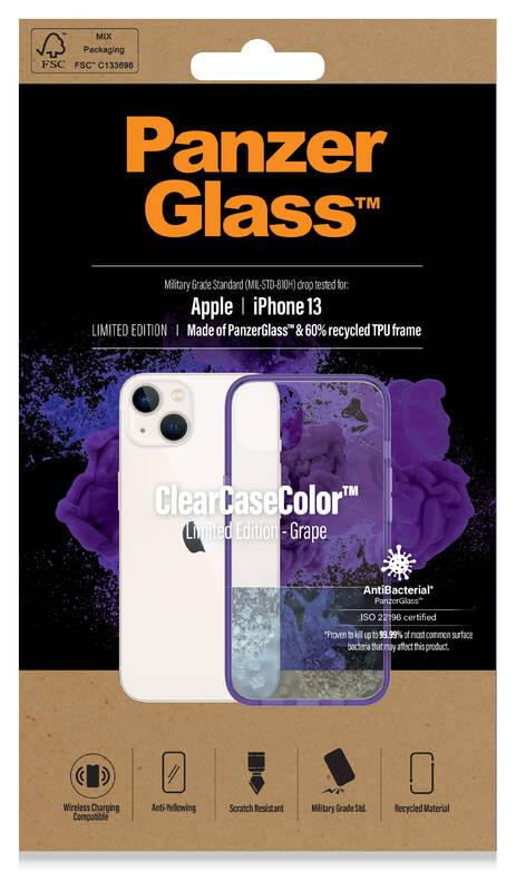 Kryt na mobil PanzerGlass ClearCaseColor na Apple iPhone 13 fialový průhledný, Kryt, na, mobil, PanzerGlass, ClearCaseColor, na, Apple, iPhone, 13, fialový, průhledný