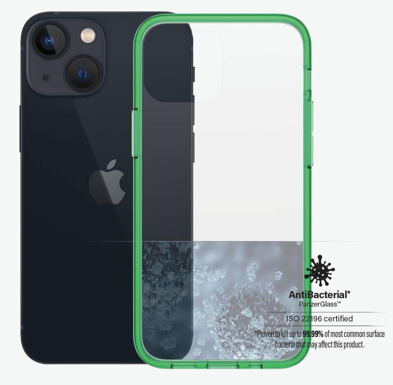 Kryt na mobil PanzerGlass ClearCaseColor na Apple iPhone 13 mini zelený průhledný