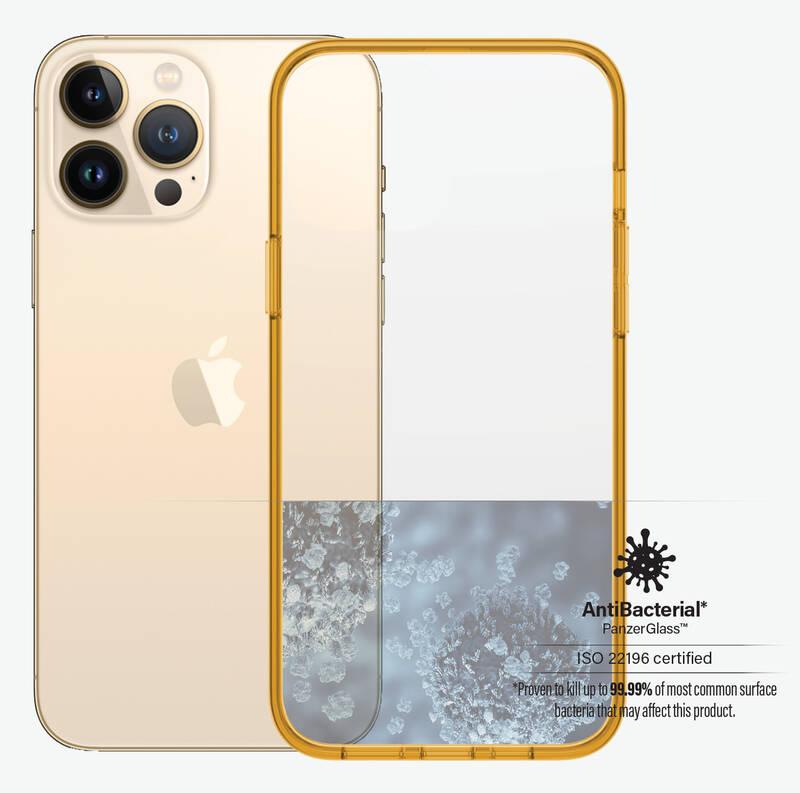 Kryt na mobil PanzerGlass ClearCaseColor na Apple iPhone 13 Pro Max oranžový průhledný