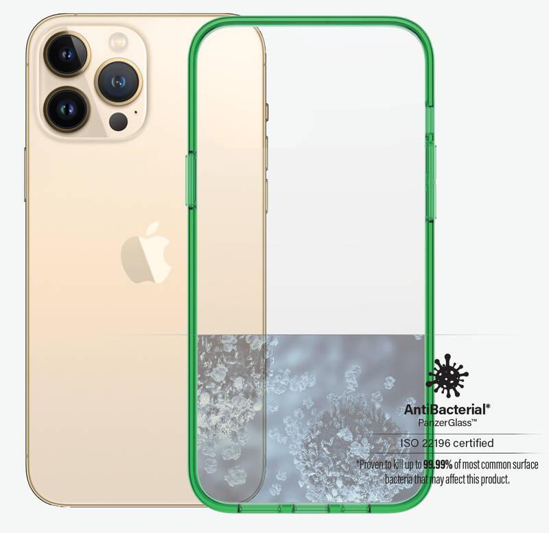 Kryt na mobil PanzerGlass ClearCaseColor na Apple iPhone 13 Pro Max zelený průhledný