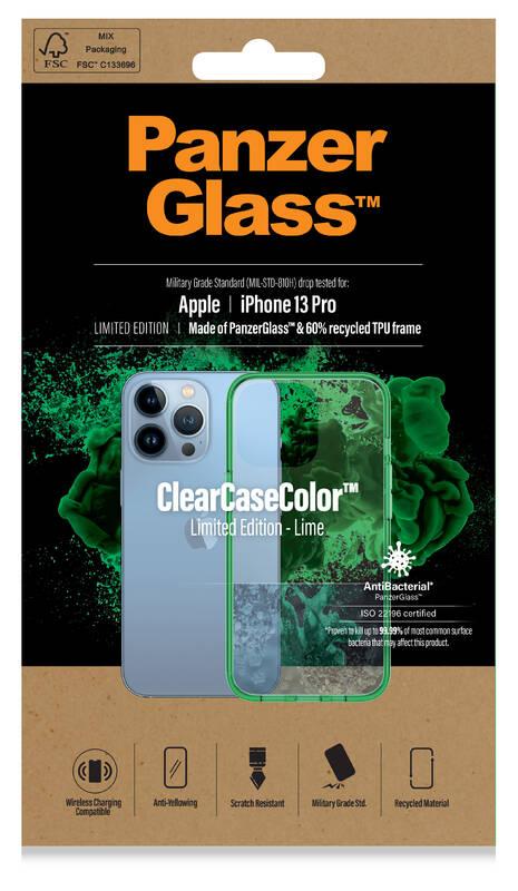 Kryt na mobil PanzerGlass ClearCaseColor na Apple iPhone 13 Pro zelený průhledný, Kryt, na, mobil, PanzerGlass, ClearCaseColor, na, Apple, iPhone, 13, Pro, zelený, průhledný