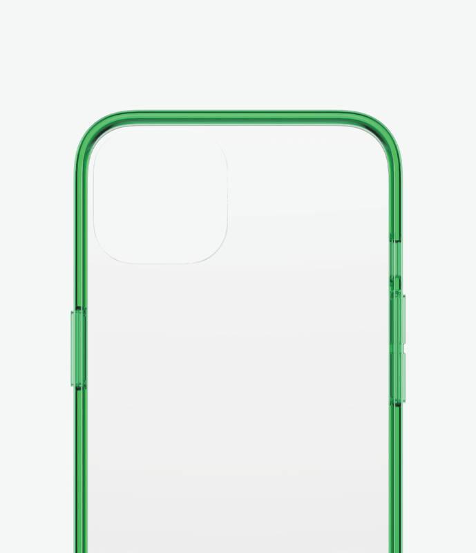Kryt na mobil PanzerGlass ClearCaseColor na Apple iPhone 13 zelený průhledný