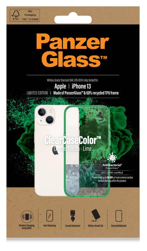 Kryt na mobil PanzerGlass ClearCaseColor na Apple iPhone 13 zelený průhledný, Kryt, na, mobil, PanzerGlass, ClearCaseColor, na, Apple, iPhone, 13, zelený, průhledný