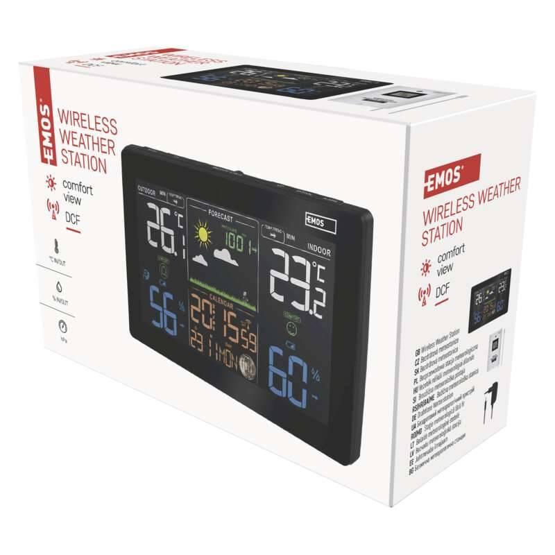 Meteorologická stanice EMOS E5111 černá