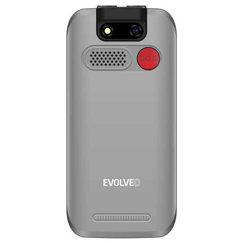 Mobilní telefon Evolveo EasyPhone EB stříbrný, Mobilní, telefon, Evolveo, EasyPhone, EB, stříbrný