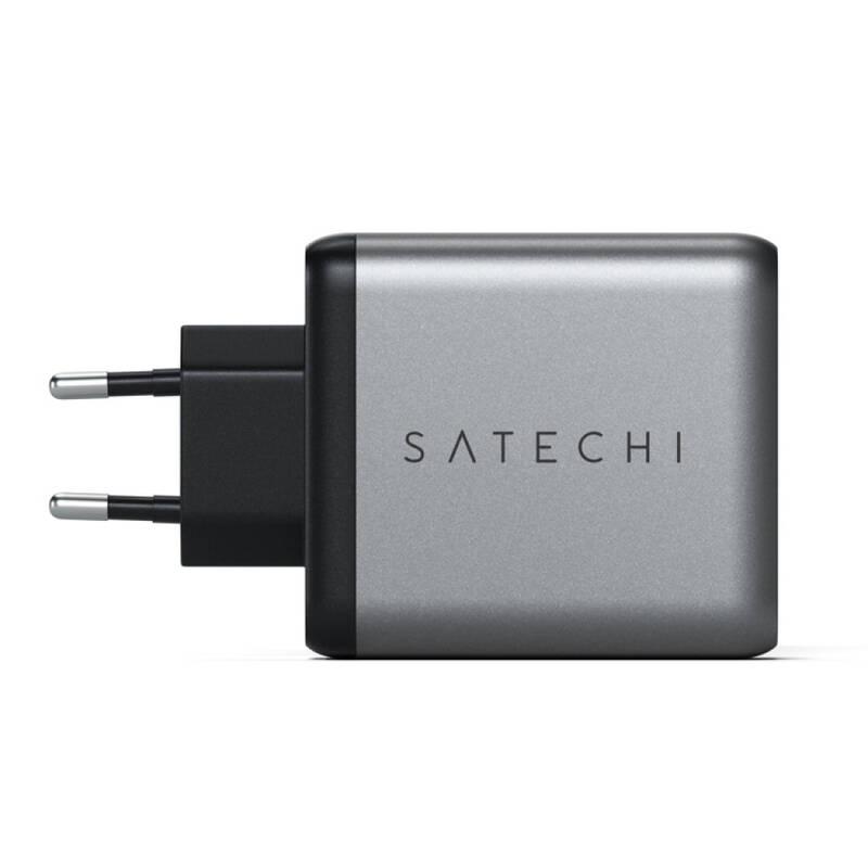 Nabíječka do sítě Satechi 100W USB-C PD GaN - Space Grey