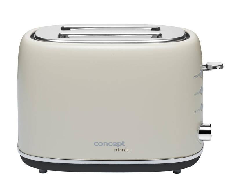 Opékač topinek Concept RETROSIGN TE2061 krémový