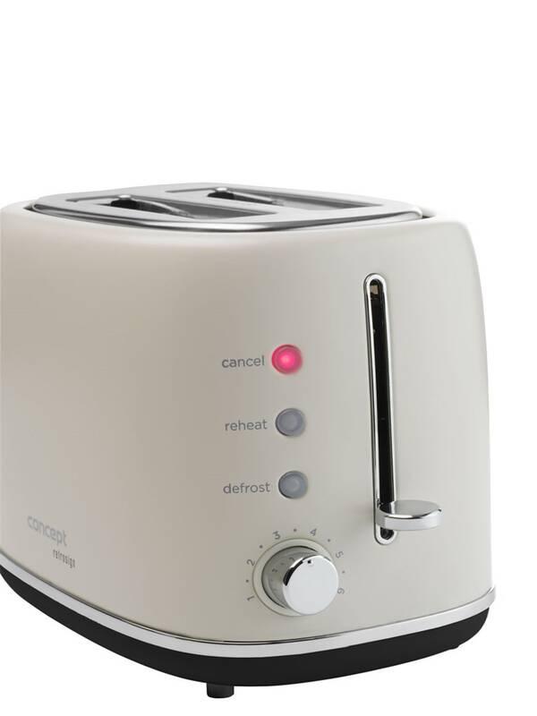 Opékač topinek Concept RETROSIGN TE2061 krémový