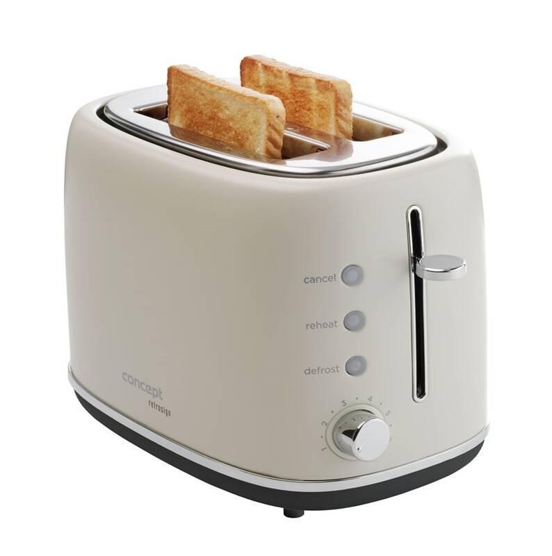 Opékač topinek Concept RETROSIGN TE2061 krémový