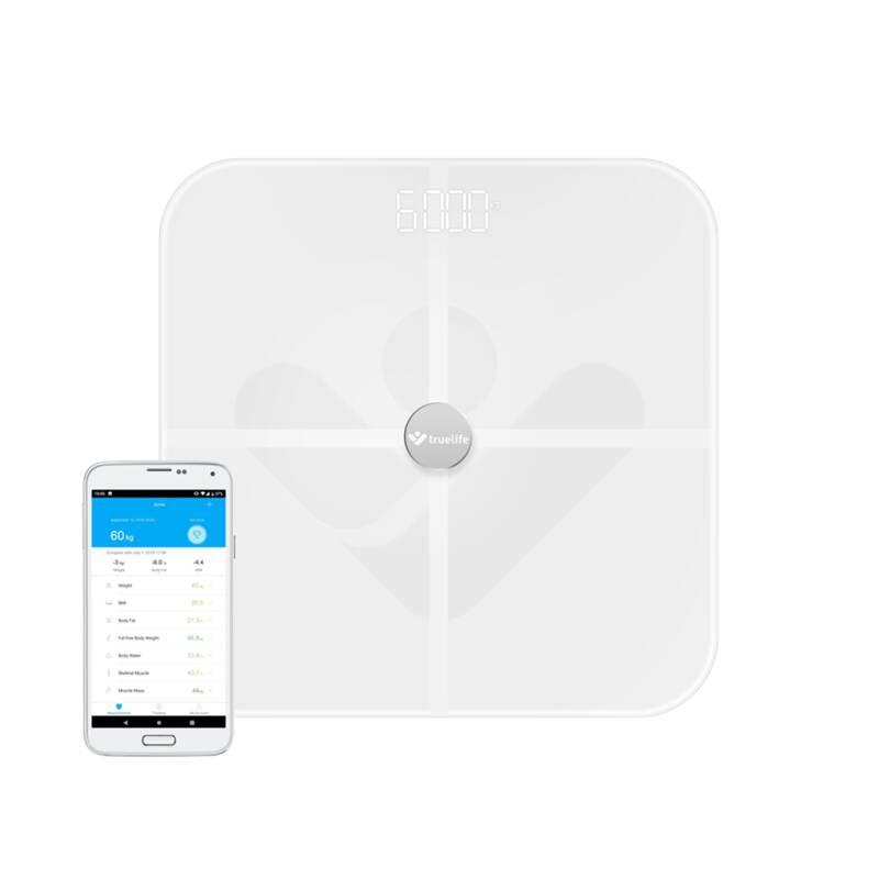 Osobní váha TrueLife FitScale W5 BT bílá