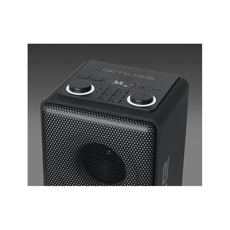 Party reproduktor MUSE M-1808 DJ černý