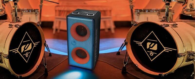 Party reproduktor MUSE M-1808 DJ černý