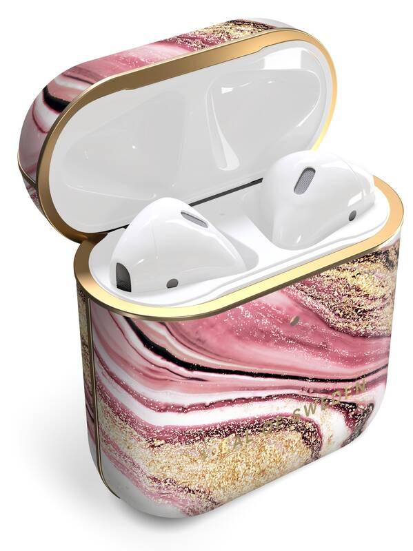 Pouzdro iDeal Of Sweden pro Apple Airpods 1 2 - Cosmic Pink Swirl