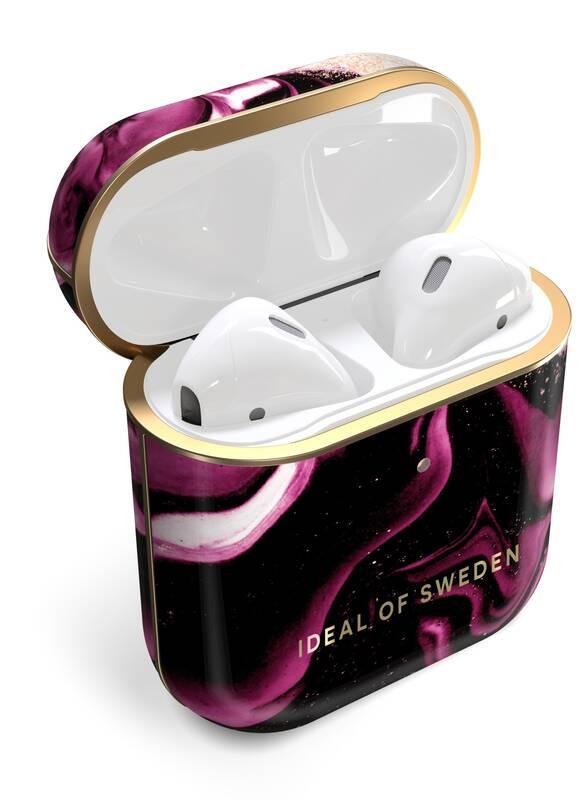Pouzdro iDeal Of Sweden pro Apple Airpods 1 2 - Golden Ruby