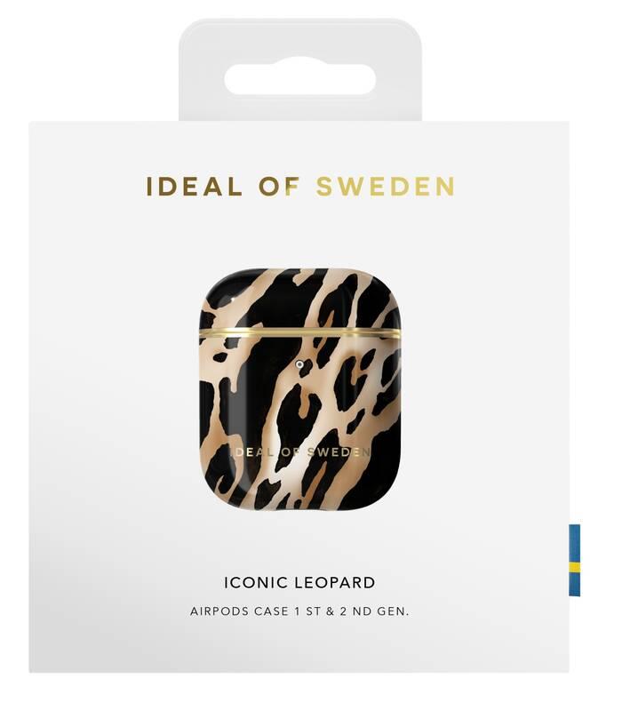 Pouzdro iDeal Of Sweden pro Apple Airpods 1 2 - Iconic Leopard