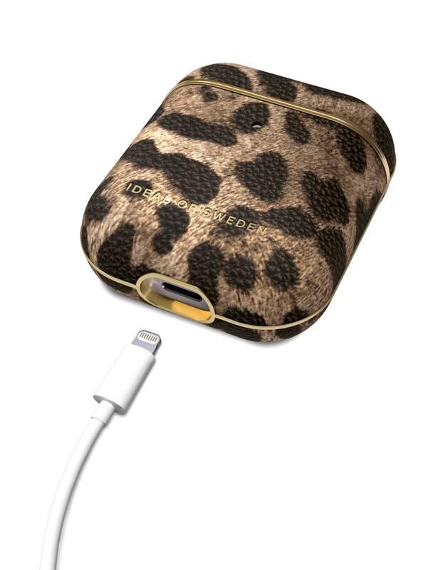 Pouzdro iDeal Of Sweden pro Apple Airpods 1 2 - Midnight Leopard
